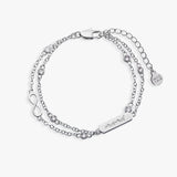 Mamá Infinity Chain Double Strand Bracelet - Aaria Tees Aaria Tees