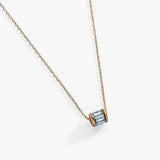 March Birthstone Precious Pendant Necklace - Aaria Tees Aaria Tees