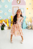 Chicks & Bunnies Ruffle Twirl Dress - Aaria Tees Aaria Tees