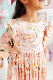 Chicks & Bunnies Ruffle Twirl Dress - Aaria Tees Aaria Tees