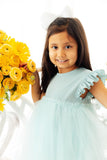 Sage Shimmer Tutu Dress - Aaria Tees Aaria Tees