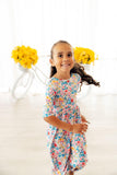 Fluttering Flowers Wide Leg Jumpsuit - Aaria Tees Aaria Tees