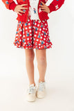 Nebraska Plaid Herbie Husker Twirl Skort - Aaria Tees Aaria Tees