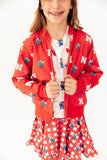 Nebraska Red Herbie Husker Satin Jacket - Aaria Tees Aaria Tees