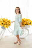 Buttercup Blooms Smocked Ruffle Dress - Aaria Tees Aaria Tees