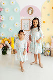 Bunny Dreams 3/4 Sleeve Pocket Twirl Dress - Aaria Tees Aaria Tees