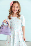 Butterfly Ballet Smocked Ruffle Dress - Aaria Tees Aaria Tees
