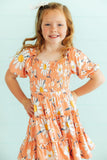 Daisy Darling Smocked Ruffle Dress - Aaria Tees Aaria Tees