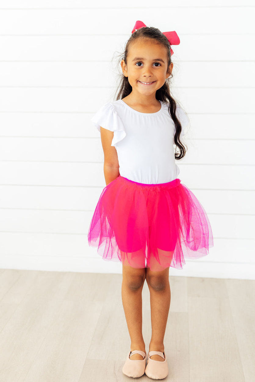 Hot Pink Tutu Shorts - Aaria Tees Aaria Tees