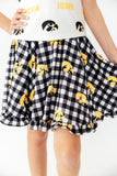 Iowa Plaid Tigerhawk Twirl Skort - Aaria Tees Aaria Tees