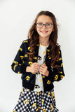 Iowa Black Tigerhawk Satin Jacket - Aaria Tees Aaria Tees
