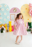 Little Bow Peeps 3/4 Sleeve Ruffle Twirl Dress - Aaria Tees Aaria Tees