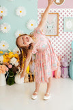 Easter Egg Hunt Flutter Sleeve Twirl Dress - Aaria Tees Aaria Tees