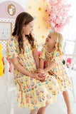 Easter Picnic Smocked Ruffle Dress - Aaria Tees Aaria Tees