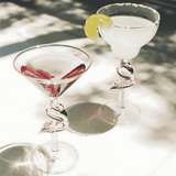 3D Flamingo Martini Glass Aaria Tees