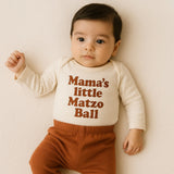 long sleeve graphic bodysuit | matzo ball - Aaria Tees Aaria Tees