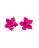 Maxine Statement Earrings - Magenta - Aaria Tees Aaria Tees