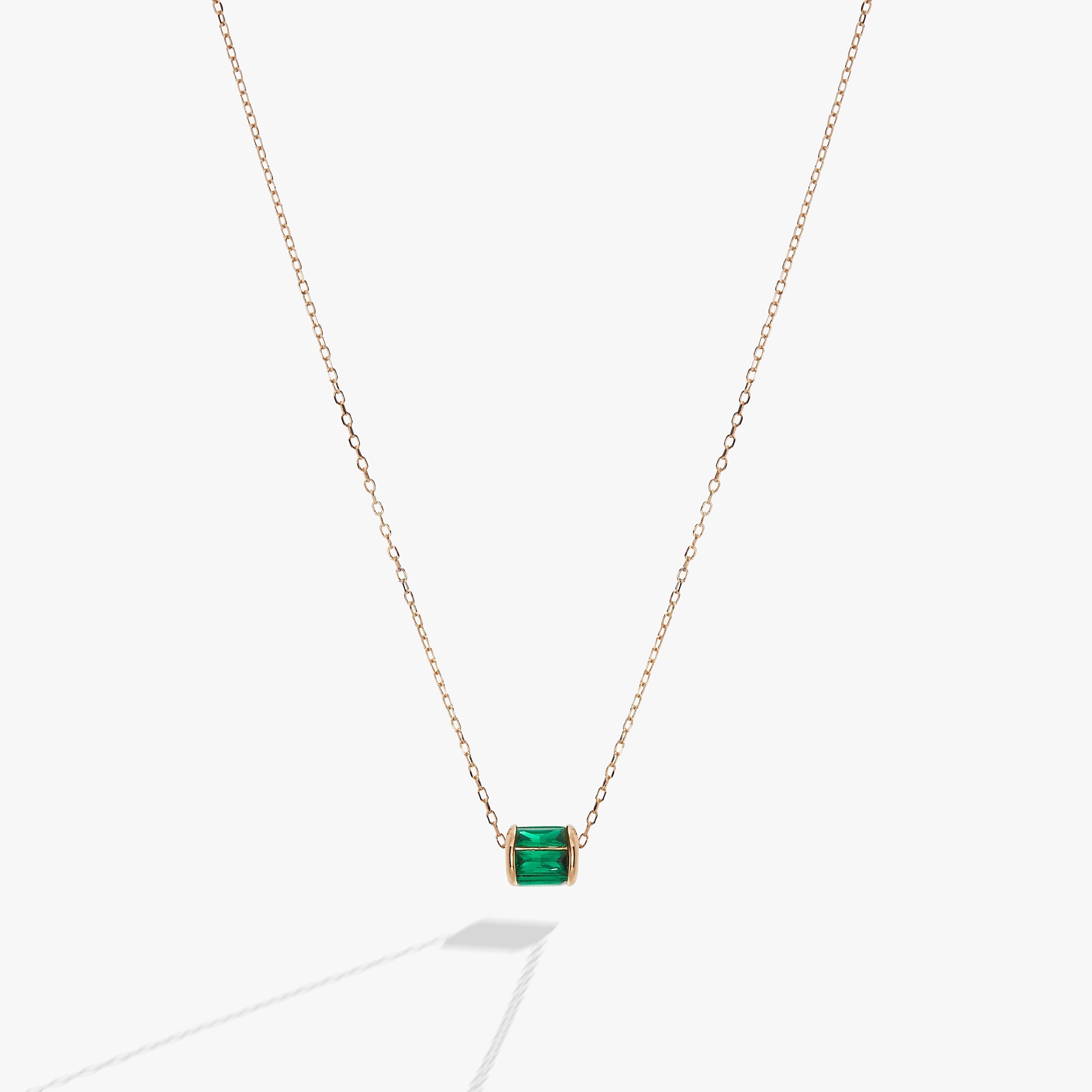 May Birthstone Precious Pendant Necklace - Aaria Tees Aaria Tees