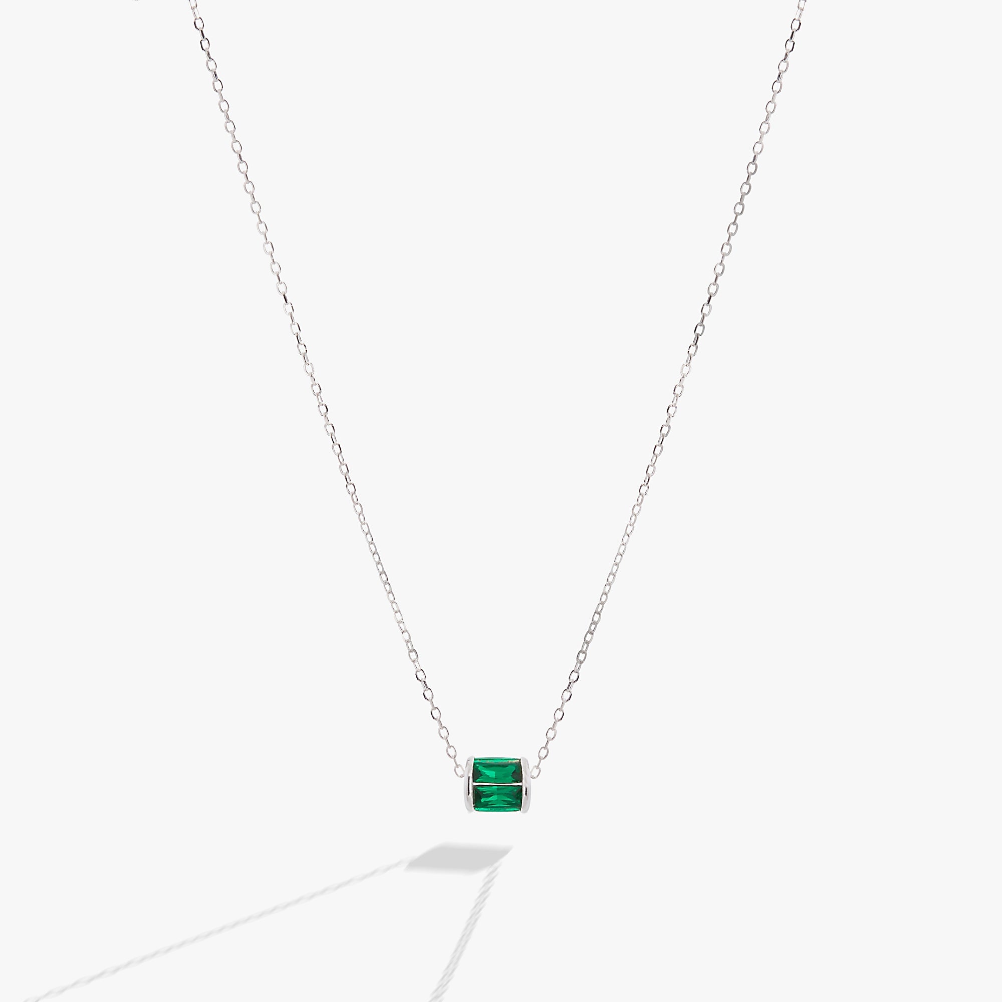 May Birthstone Precious Pendant Necklace - Aaria Tees Aaria Tees