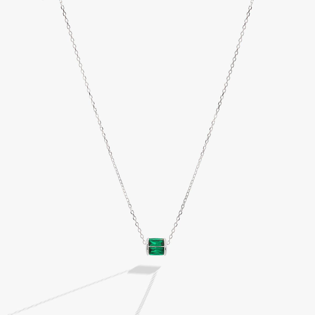 May Birthstone Precious Pendant Necklace - Aaria Tees