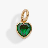 May 'Hope' Heart Birthstone Charm - Aaria Tees Aaria Tees