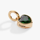 May 'Hope' Heart Birthstone Charm - Aaria Tees Aaria Tees
