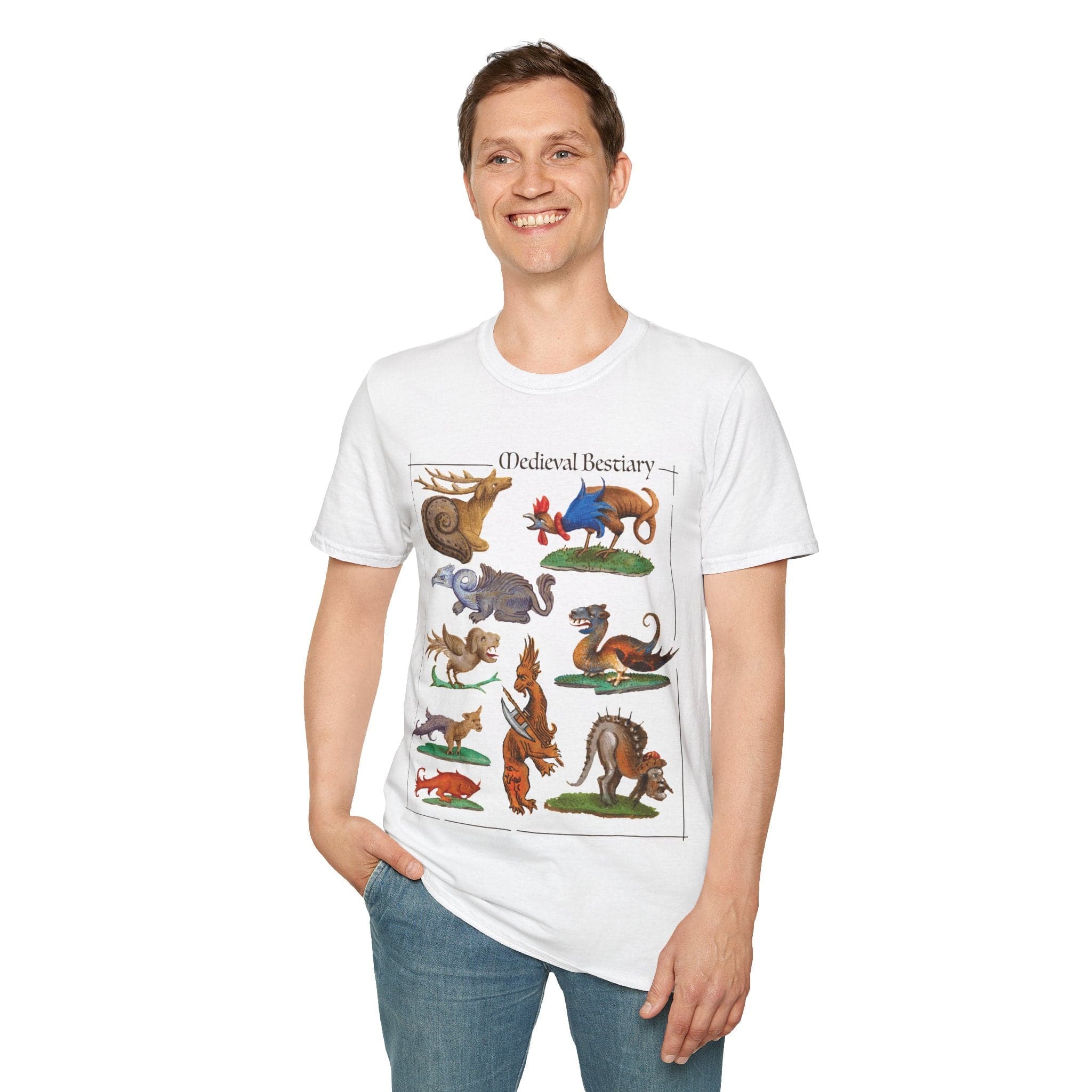Medieval Bestiary T-Shirt - Aaria Tees Aaria Tees