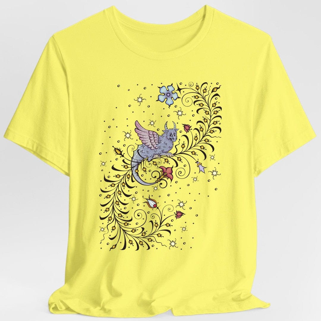 Medieval Manuscript Dragon Shirt - Aaria Tees Aaria Tees
