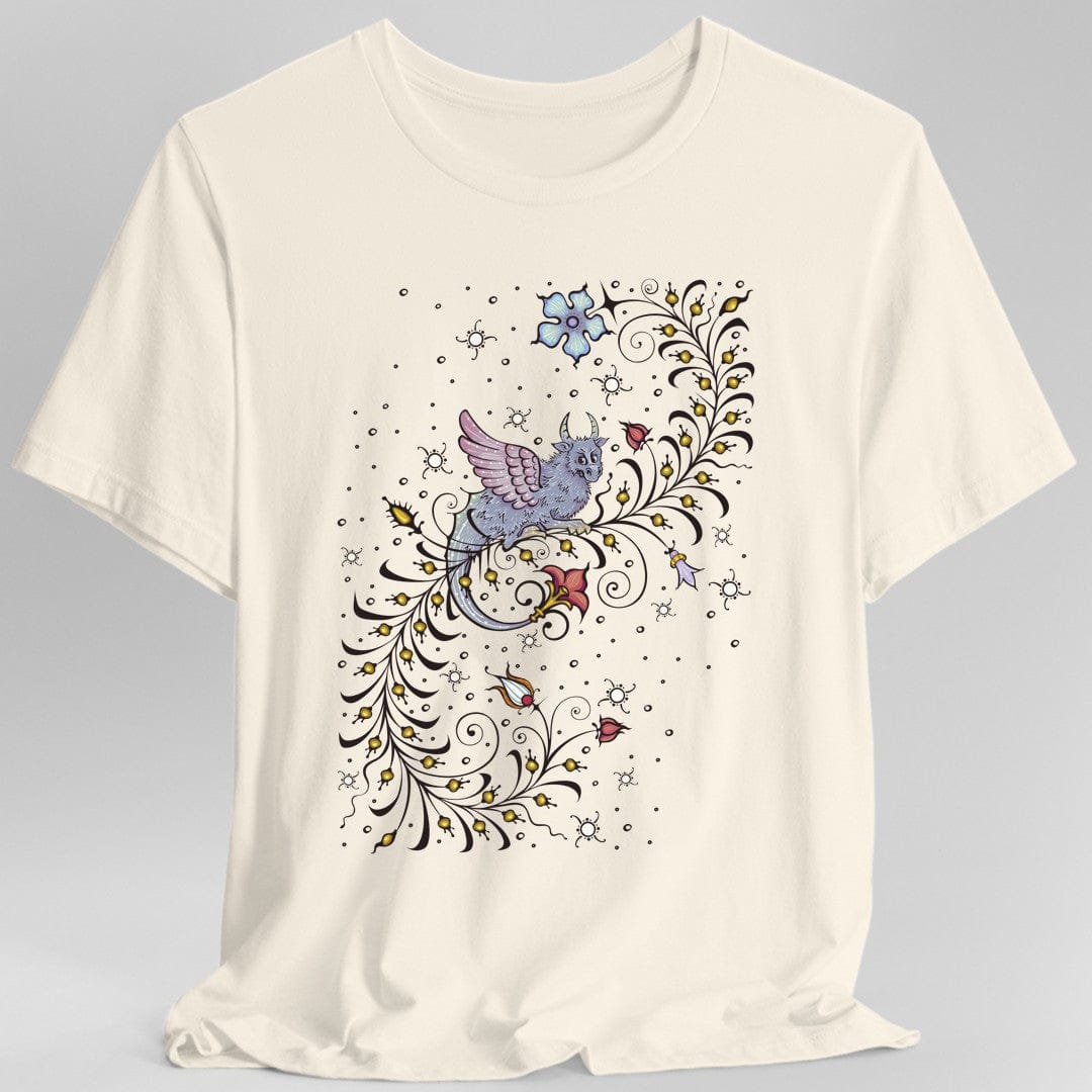 Medieval Manuscript Dragon Shirt - Aaria Tees Aaria Tees