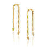 Charlotte Chain Drop Earring Aaria Tees