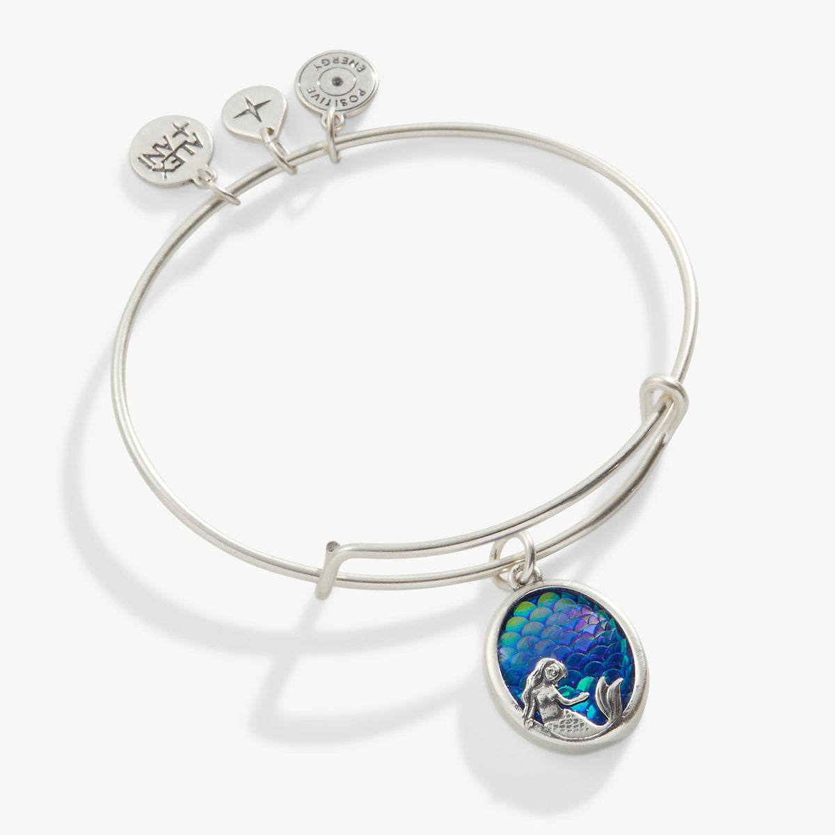 Iridescent Mermaid Charm Bangle - Aaria Tees