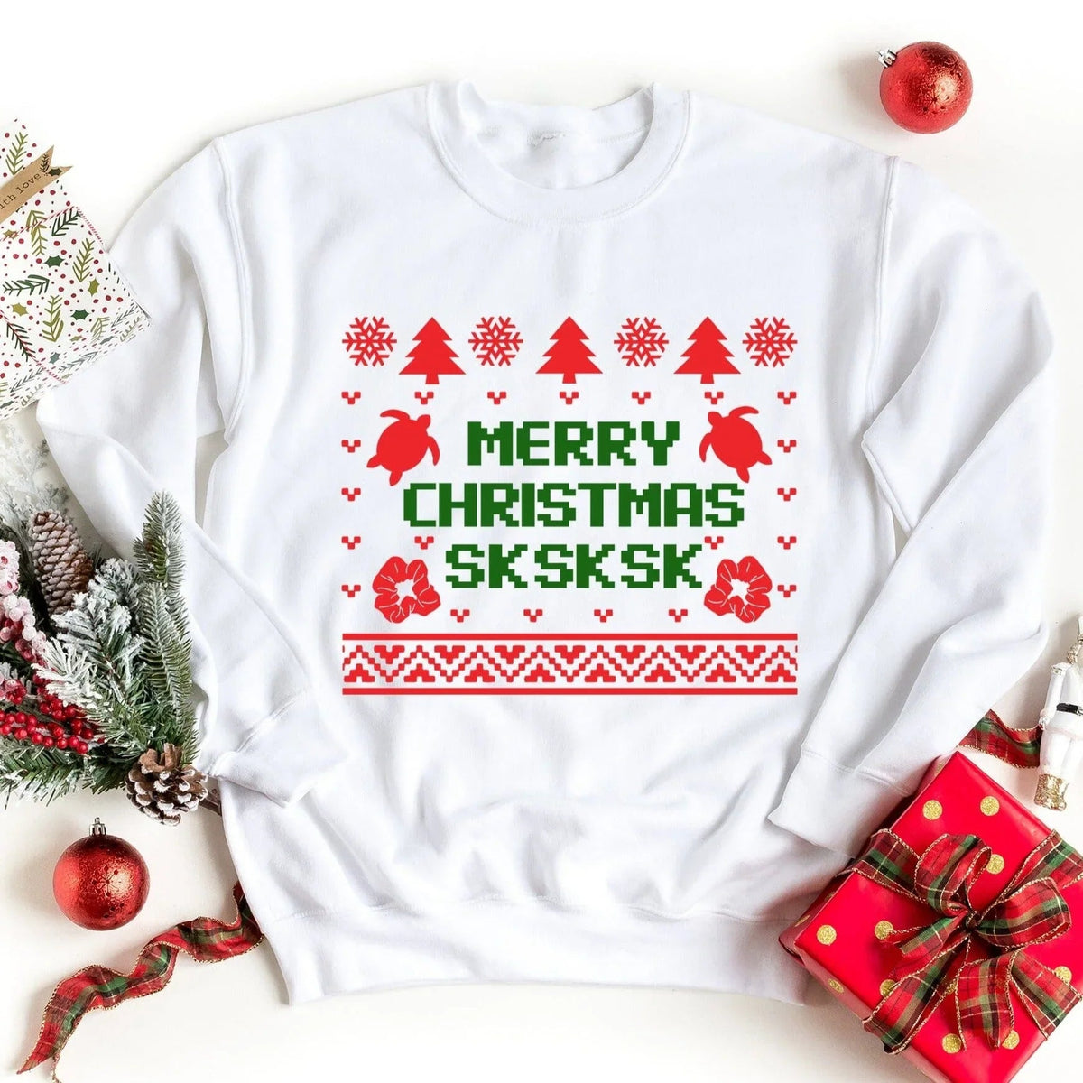 Merry Christmas SKSK Sweatshirt - Aaria Tees