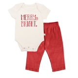 gift set | merry and bright 2pc - Aaria Tees Aaria Tees