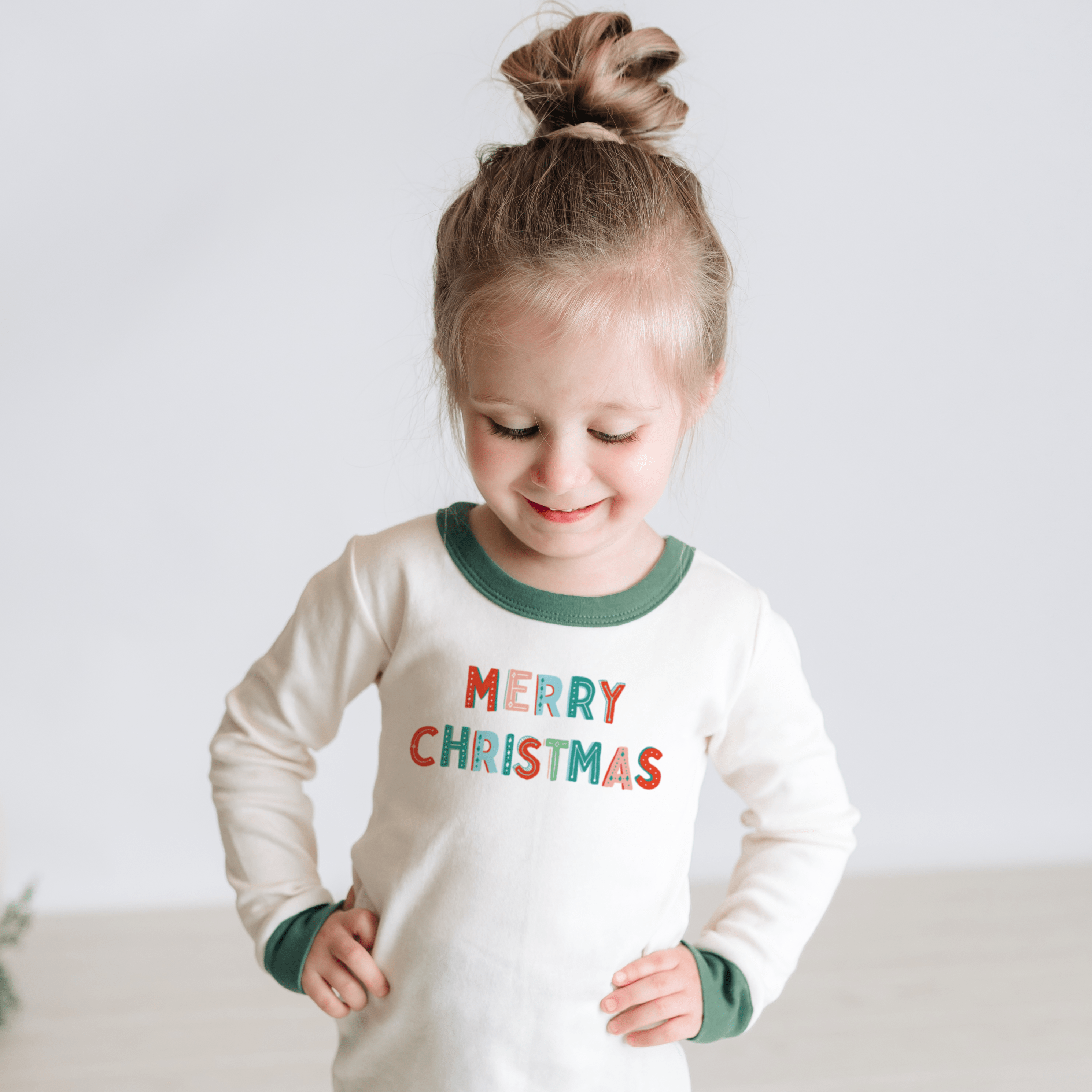 pajamas | merry christmas  green - Aaria Tees Aaria Tees