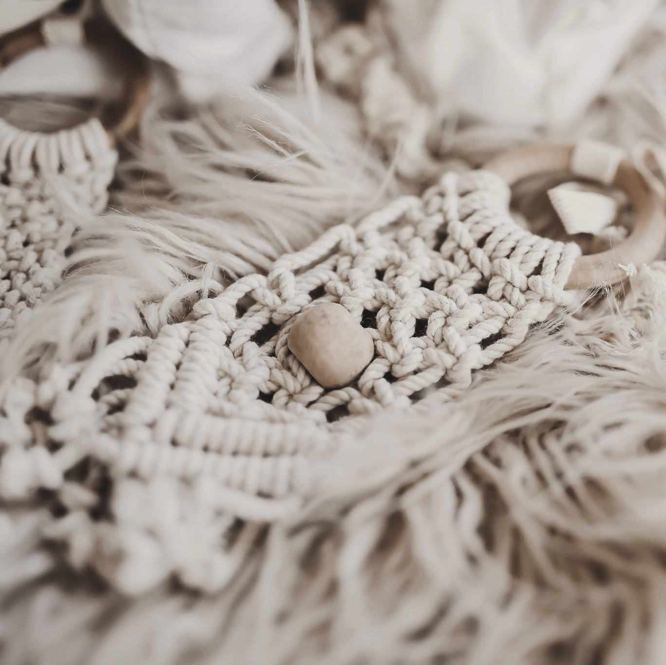 all-in-one toy | macrame 2 pc Set - Aaria Tees Aaria Tees