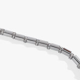 Tube Bead and Crystal Chain Bracelet - Aaria Tees Aaria Tees