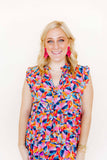 Michelle Statement Earrings - Cosmic Pink - Aaria Tees Aaria Tees