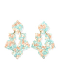Michelle Statement Earrings - Mint Shell - Aaria Tees Aaria Tees