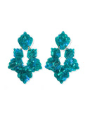 Michelle Statement Earrings - Mystic Lagoon - Aaria Tees Aaria Tees