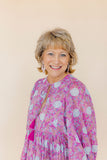 Michelle Statement Earrings - Vintage Rose - Aaria Tees Aaria Tees