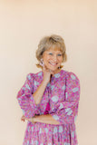 Michelle Statement Earrings - Vintage Rose - Aaria Tees Aaria Tees