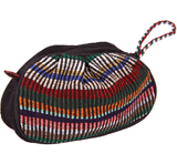 Midnight Stripe Woven Pouch - Aaria Tees Aaria Tees