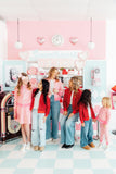 Grown Up Bubblegum Pink Sequin Jacket - Aaria Tees Aaria Tees