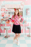 Secret Garden L/S Ruffle Tee - Aaria Tees Aaria Tees