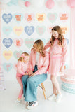 Grown Up Bubblegum Pink Sequin Jacket - Aaria Tees Aaria Tees