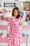 Vintage Cakes L/S Pocket Twirl Dress - Aaria Tees Aaria Tees