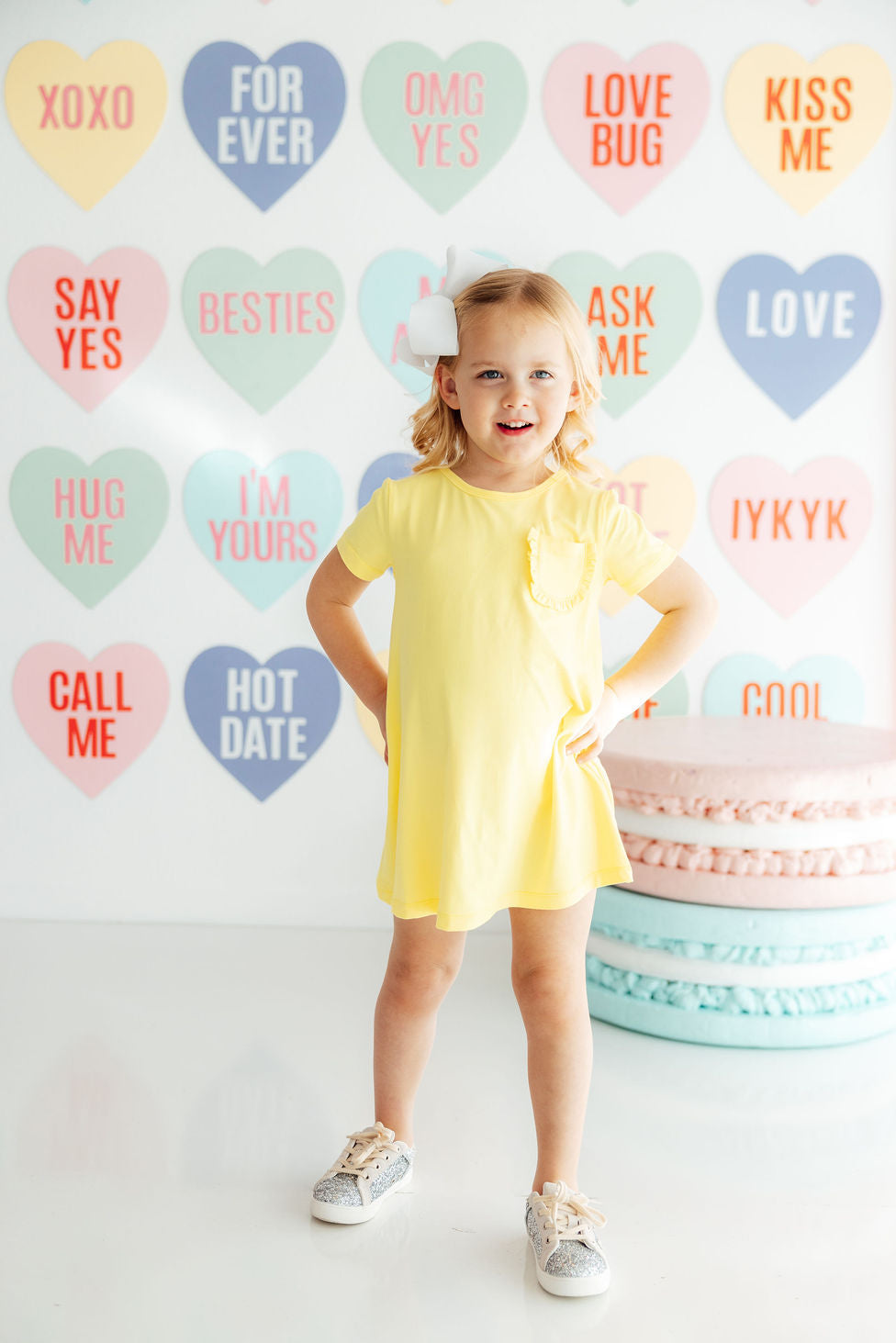 Yellow T-Shirt Dress - Aaria Tees Aaria Tees