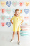 Yellow T-Shirt Dress - Aaria Tees Aaria Tees