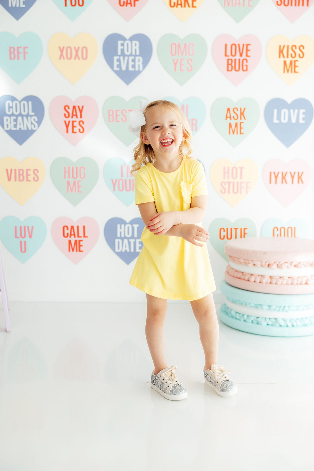 Yellow T-Shirt Dress - Aaria Tees Aaria Tees