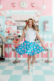 Let the Good Times Roll Ruffle Twirl Skort - Aaria Tees Aaria Tees